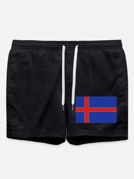 Drapeau islandais - Short de bain - noir