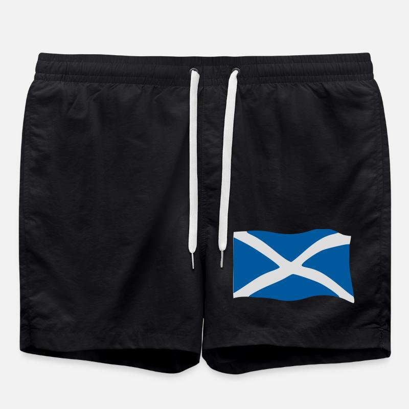 Drapeau de l'ecosse - Short de bain - noir