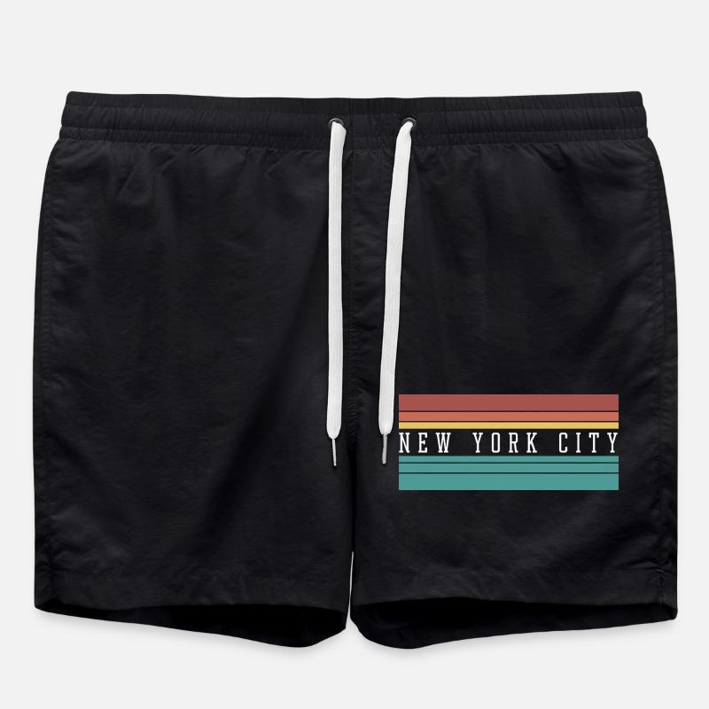 NYC: Perfect Gift & Souvenir - Swim Trunks - black