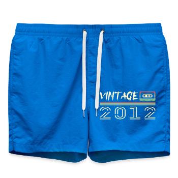 2012 Original 2012 Rétro Cadeau Anniversaire 2012 - Short de bain - cobalt blue - Devant