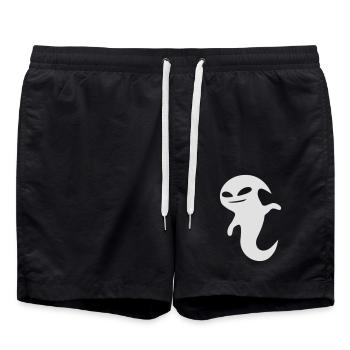 geistmann_1c - Badeshorts - Schwarz - Vorne - AI Model Male 185 light (185cm)
