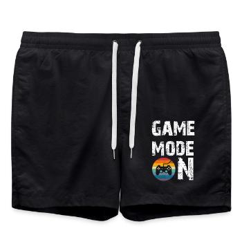 Mode jeu activé - Short de bain - noir - Devant - AI Model Male 185 light (185cm)