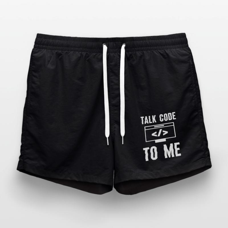Codage Programmation Talk Code To Me Short de bain