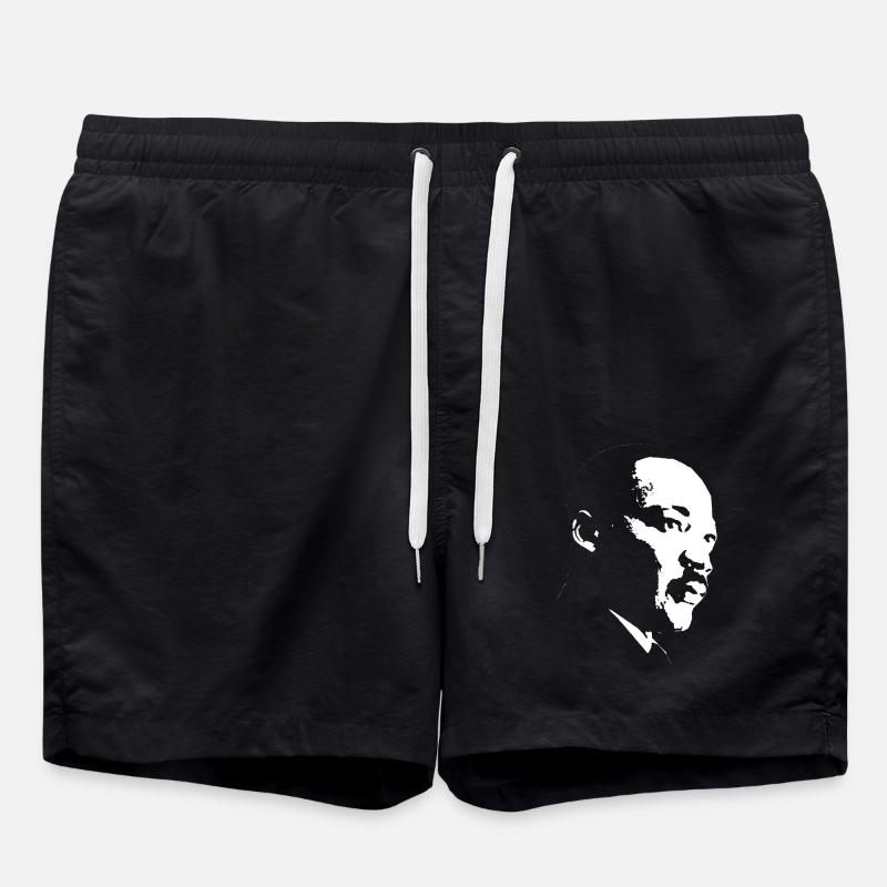 Martin Luther King - Short de bain - noir