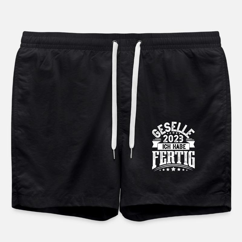 Geselle 2023 Gesellenprüfung - Badeshorts - Schwarz