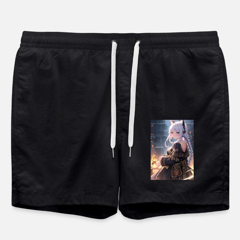 Oni Chan - Badeshorts - Schwarz