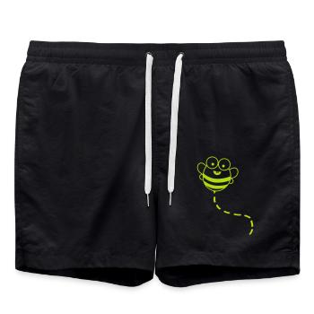 Drôle d’abeille - Short de bain - noir - Devant - AI Model Male 185 light (185cm)