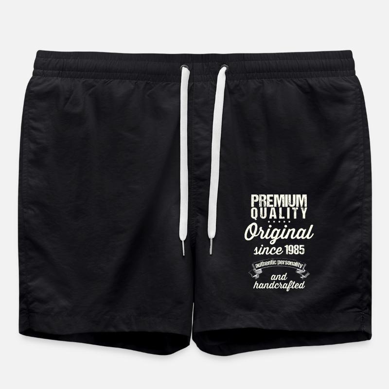 Born in 1985 - Swim Trunks - black