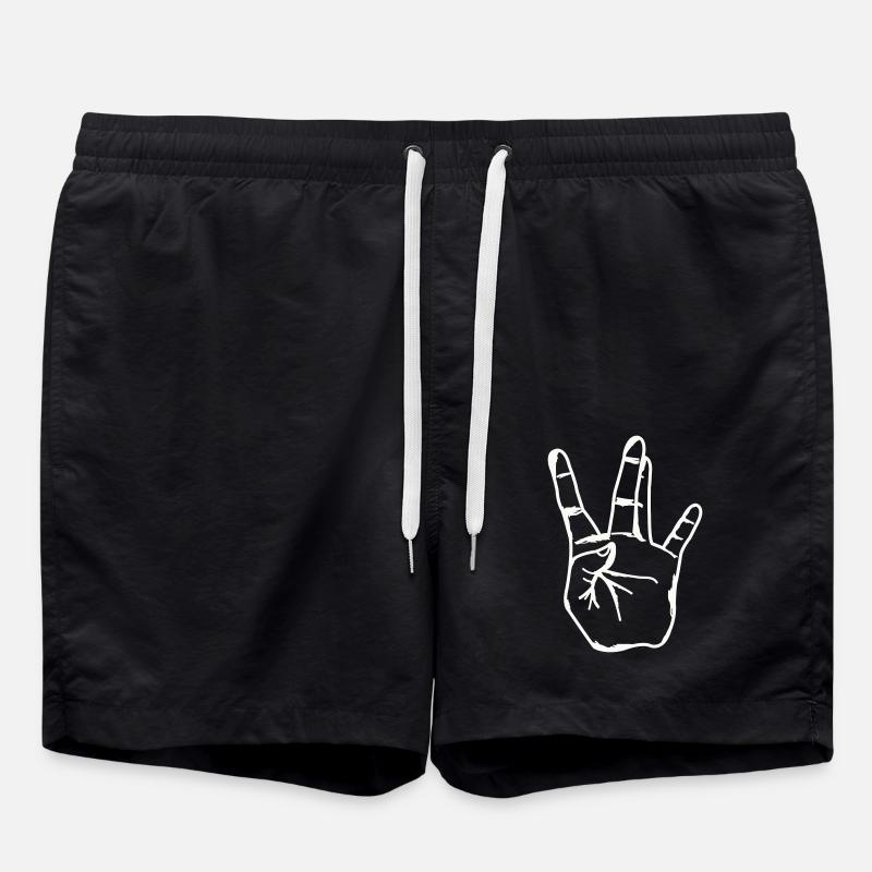 Hand Westside - Swim Trunks - black