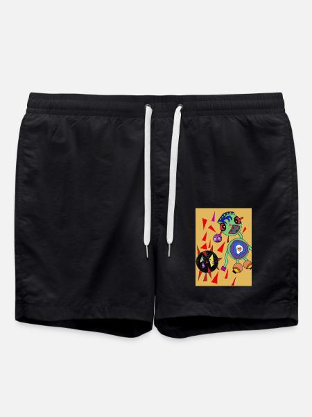 Kollektion Black City - Badeshorts - Schwarz