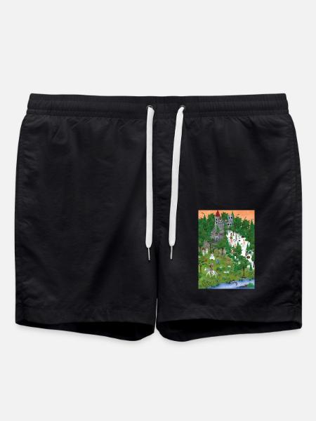 The Little Robber's Daughter - Swim Trunks - black