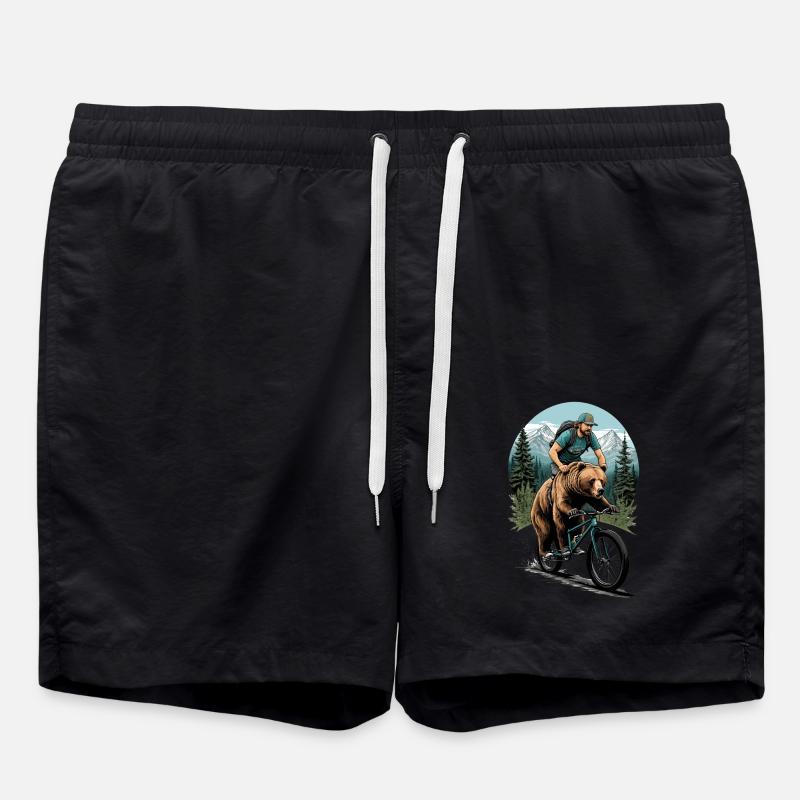 Descente express - Grizzly Power - Short de bain - noir