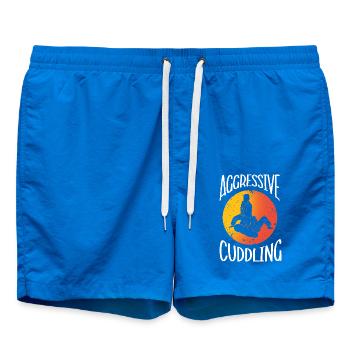 Jiu Jitsu Self Defense - Swim Trunks - cobalt blue - Front