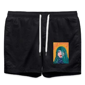 Celestia - Badeshorts - Schwarz - Vorne - AI Model Male 185 light (185cm)