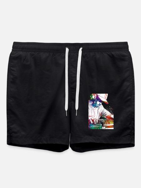 DJ-Musikkonsole - Badeshorts - Schwarz