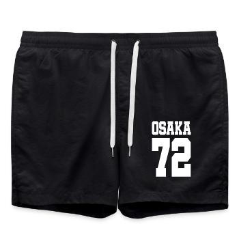 Osaka 72 - Ligue de football - Japon - Tokyo - Kobe - Short de bain - noir - Devant - AI Model Male 185 light (185cm)