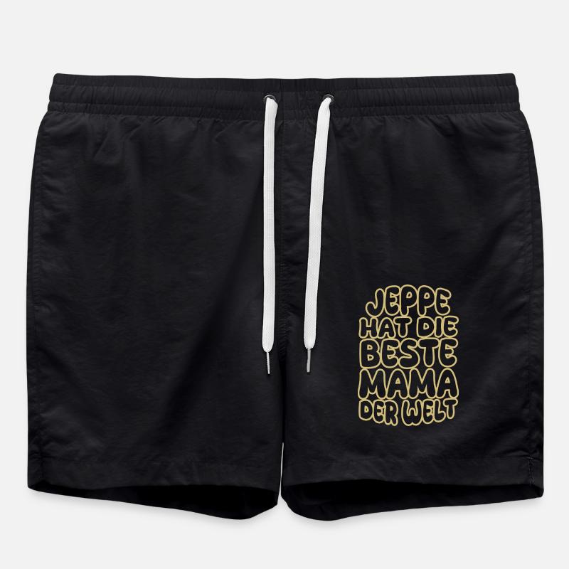 Spruch Jeppe - Badeshorts - Schwarz