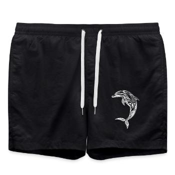 Dauphin - Short de bain - noir - Devant - AI Model Male 185 light (185cm)