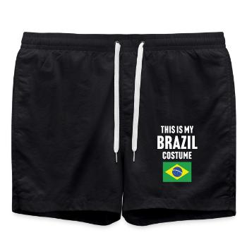 C’est mon costume du Brésil - Short de bain - noir - Devant - AI Model Male 185 light (185cm)