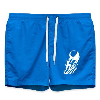 Sisiphus WHITE - Badeshorts - Cobalt blue - Vorne