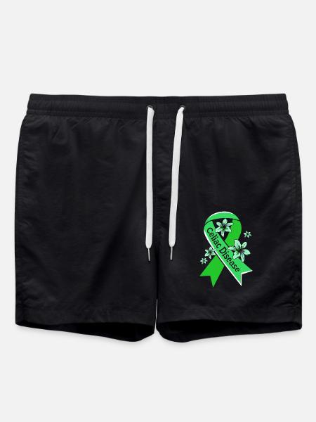 Zöliakie Glutenfrei - Badeshorts - Schwarz