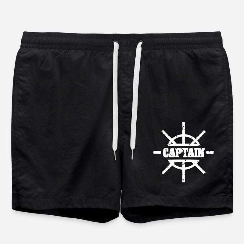 Captain - Swim Trunks - black