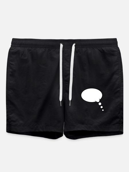 Pensée : Bubble Design - Short de bain - noir