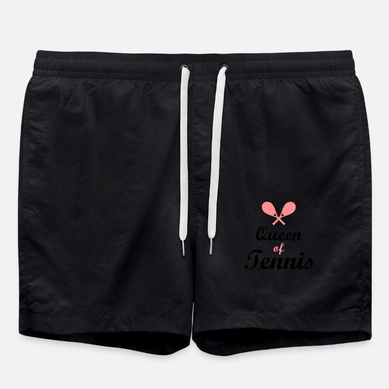 Tennis - Badeshorts - Schwarz