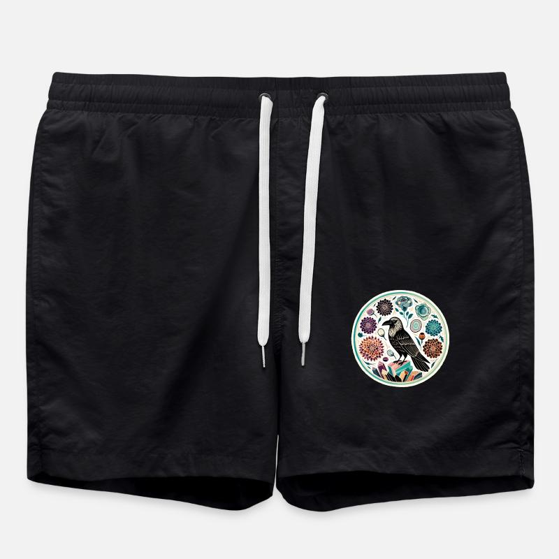Raven - Swim Trunks - black