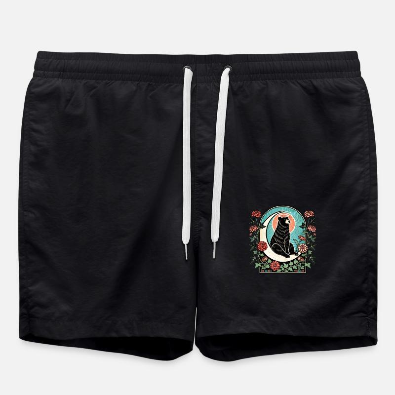 Schwarzbär - Badeshorts - Schwarz