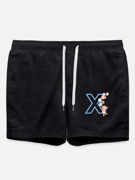Blue Letter x Bear - Swim Trunks - black