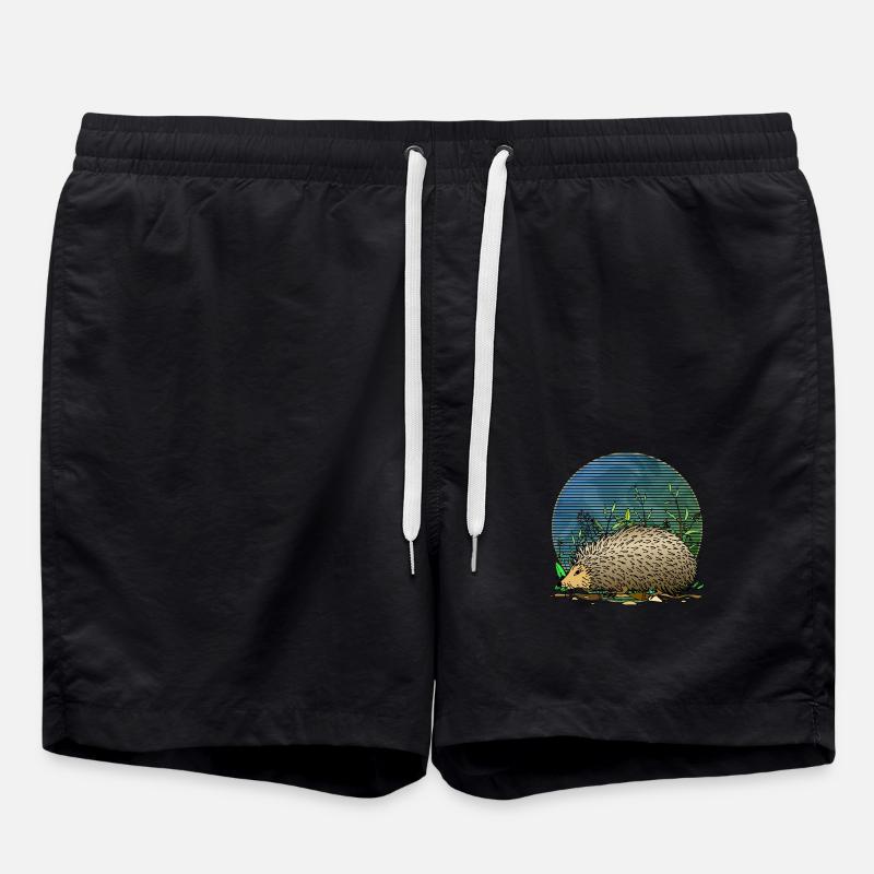 Hedgehog - Swim Trunks - black