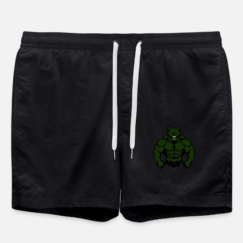 bär comic fit - Badeshorts - Schwarz