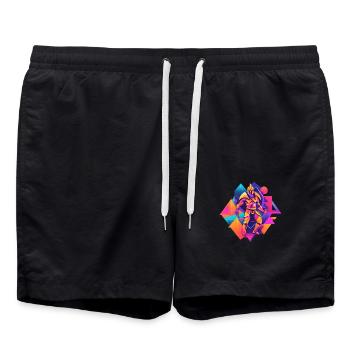 Spartan - Badeshorts - Schwarz - Vorne - AI Model Male 185 light (185cm)