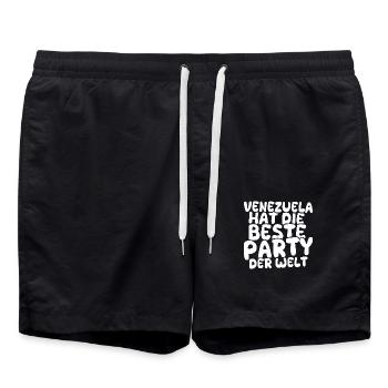 Le Venezuela comme destination de vacances - Short de bain - noir - Devant - AI Model Male 185 light (185cm)