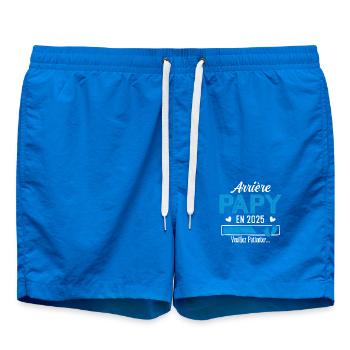 Ur-Opa im Jahr 2025 Geschenk Zukunft Opa - Badeshorts - Cobalt blue - Vorne