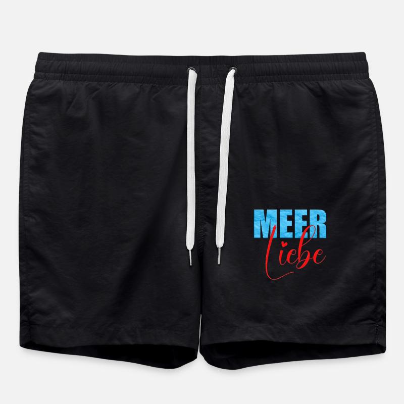 L’amour de la mer - Short de bain - noir