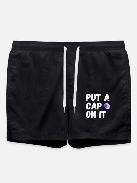 Put a cap on it - Swim Trunks - black