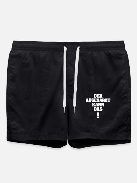 Funny Ophthalmologist - Swim Trunks - black
