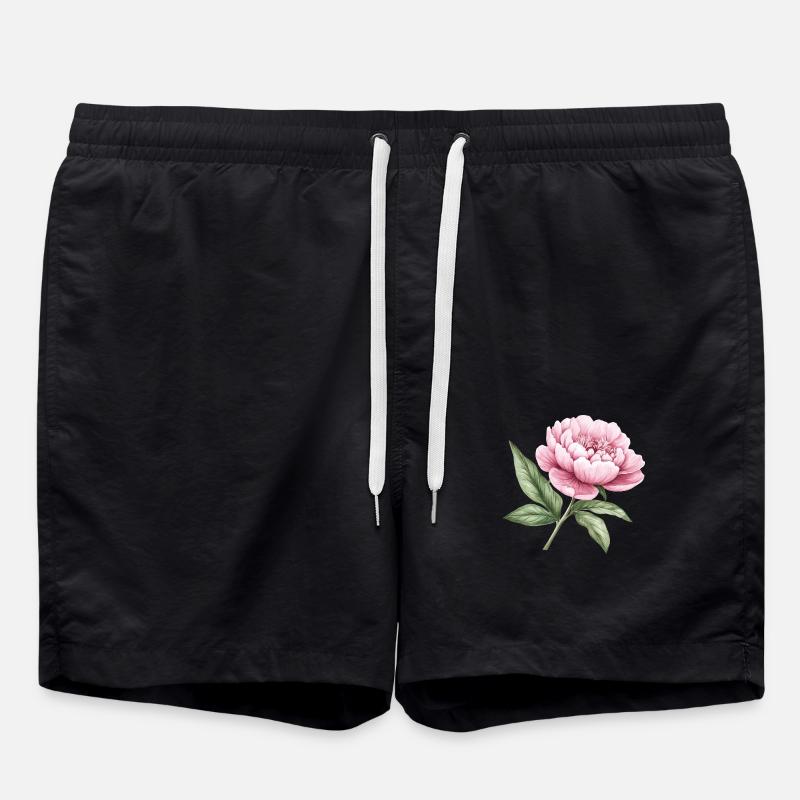Peony - Swim Trunks - black