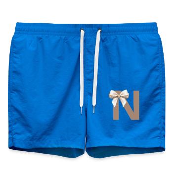 Lettre N Nœud - Short de bain - cobalt blue - Devant