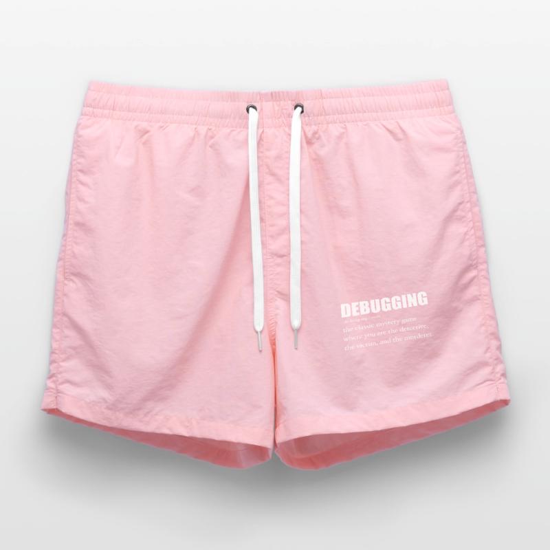 Programmierer Debugging Definition Lustig IT-Entwickler Badeshorts