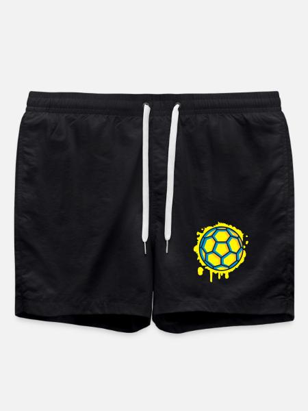 Handball Graffiti - Swim Trunks - black