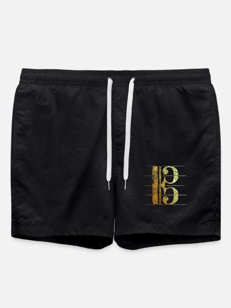 Alto Clef Ancient Gold - Swim Trunks - black