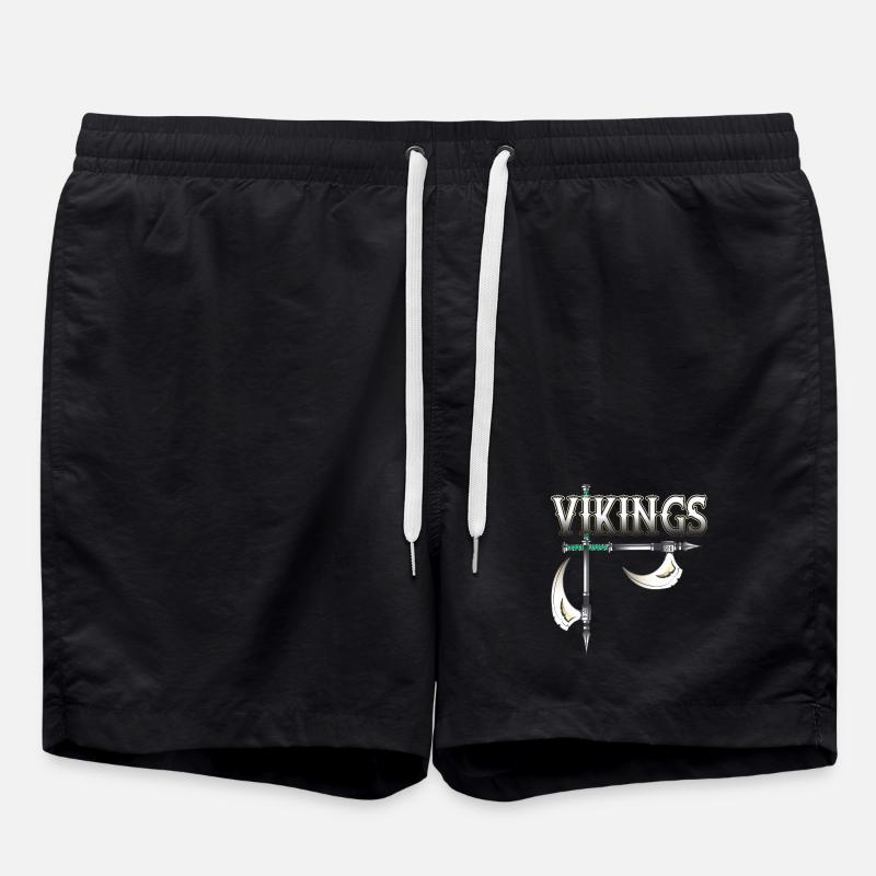 Guerrier viking - Short de bain - noir