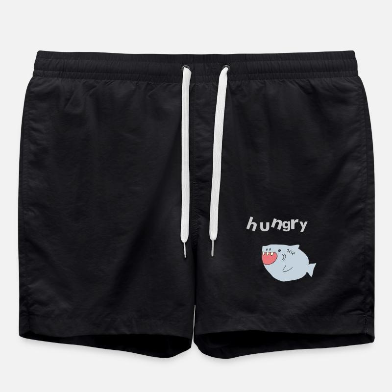 1990 - Short de bain - noir