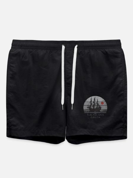 DarssCoast - Baltic Sea Sailor - Badeshorts - Schwarz