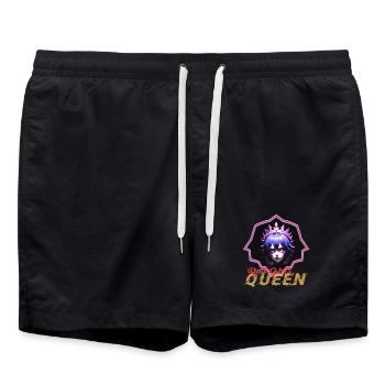 Bad Girl's Queen - Short de bain - noir - Devant - AI Model Male 185 light (185cm)