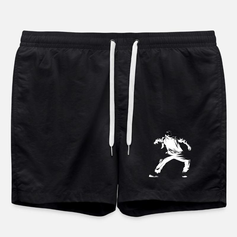 Breakdancer Grafik - Badeshorts - Schwarz