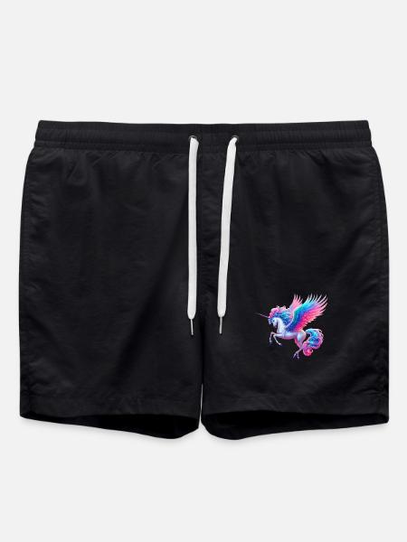 Licorne (02) - Short de bain - noir